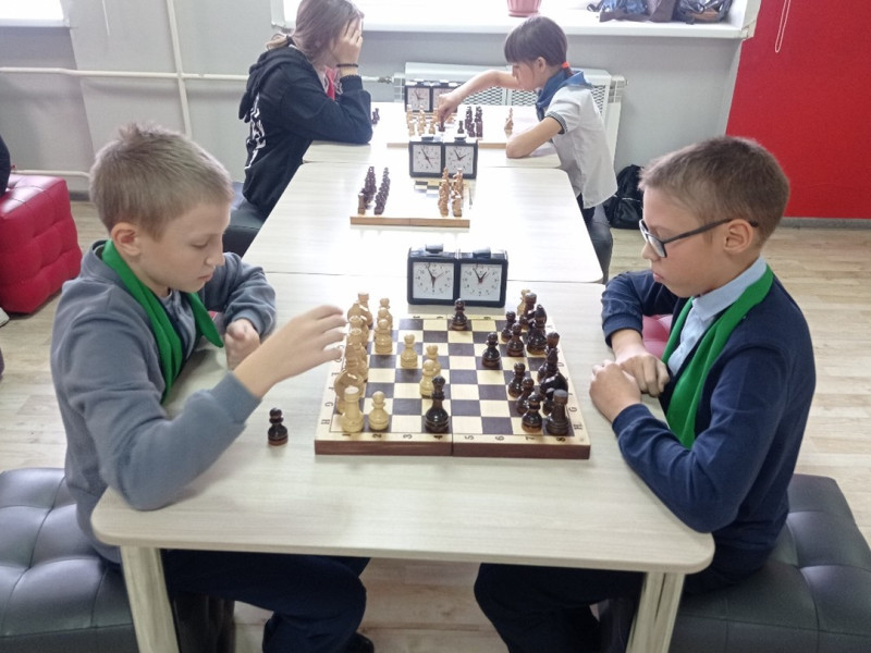 Муниципальный этап соревнований по шахматам.
